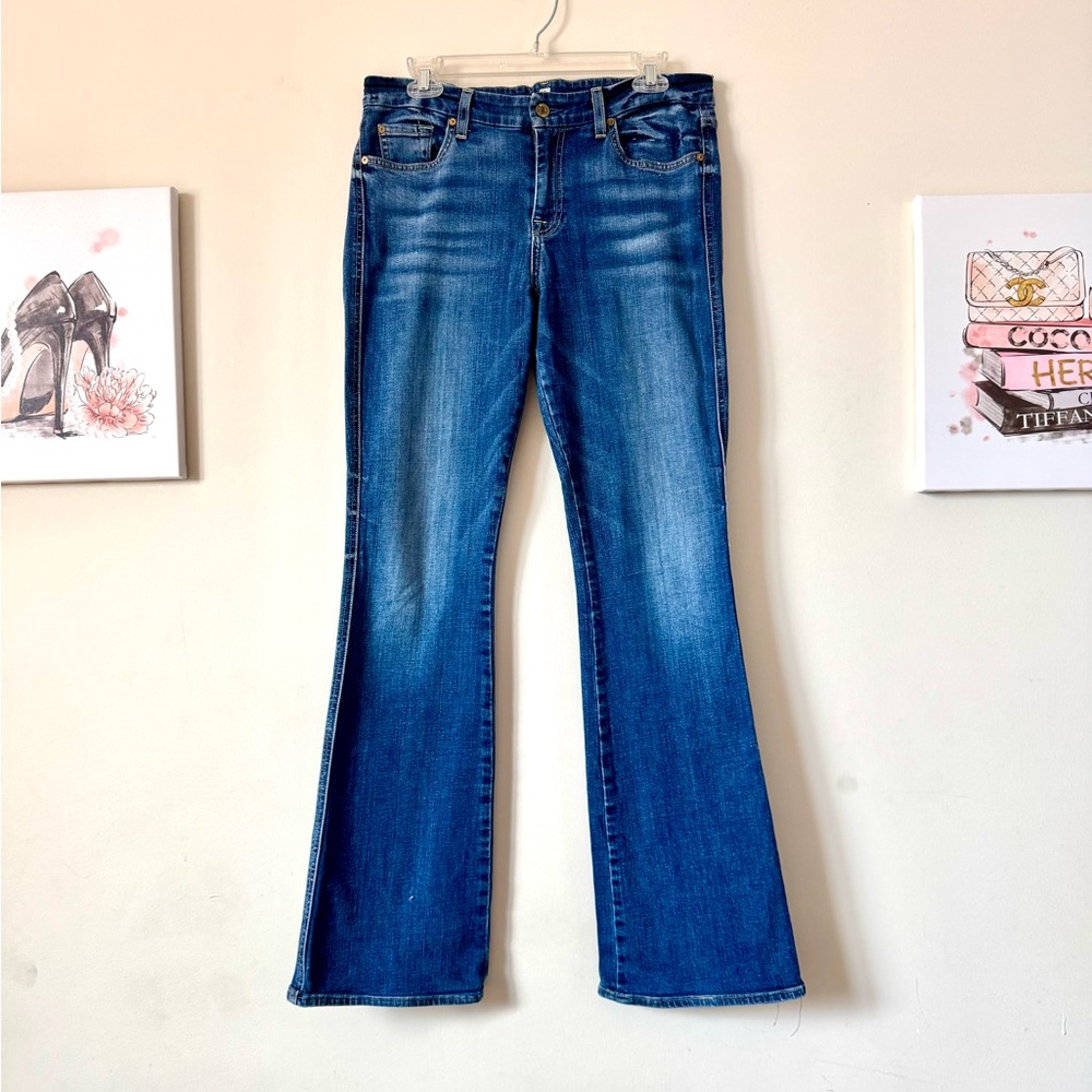 7 For All Mankind A’s Pocket Bootcut Jeans Size 29x32 Stretch